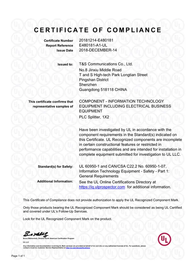 Certificat UL de Compliance_PLC(1x2)