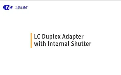 Adaptateur duplex LC avec obturateur Interna